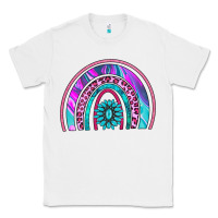 White rainbow and gemstone Classic Tee - AdoDesignShop