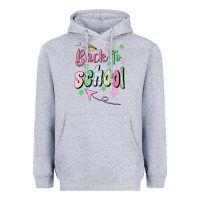 Heather Grey Back To School Heavyweight Hoodie - BundleAndBundleShop
