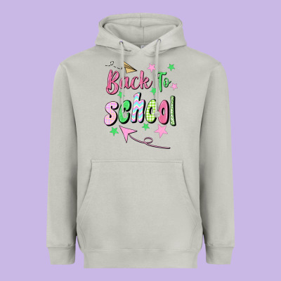 Back To School Heavyweight Hoodie Designed By Bundleandbundleshop