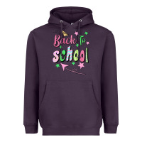 Plum Back To School Heavyweight Hoodie - BundleAndBundleShop
