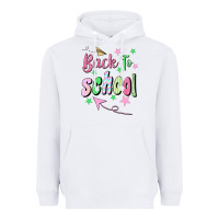 White Back To School Heavyweight Hoodie - BundleAndBundleShop