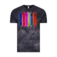 Cloud Black Colored Jute Brush Strokes Vintage Tee - Bettercallsaul