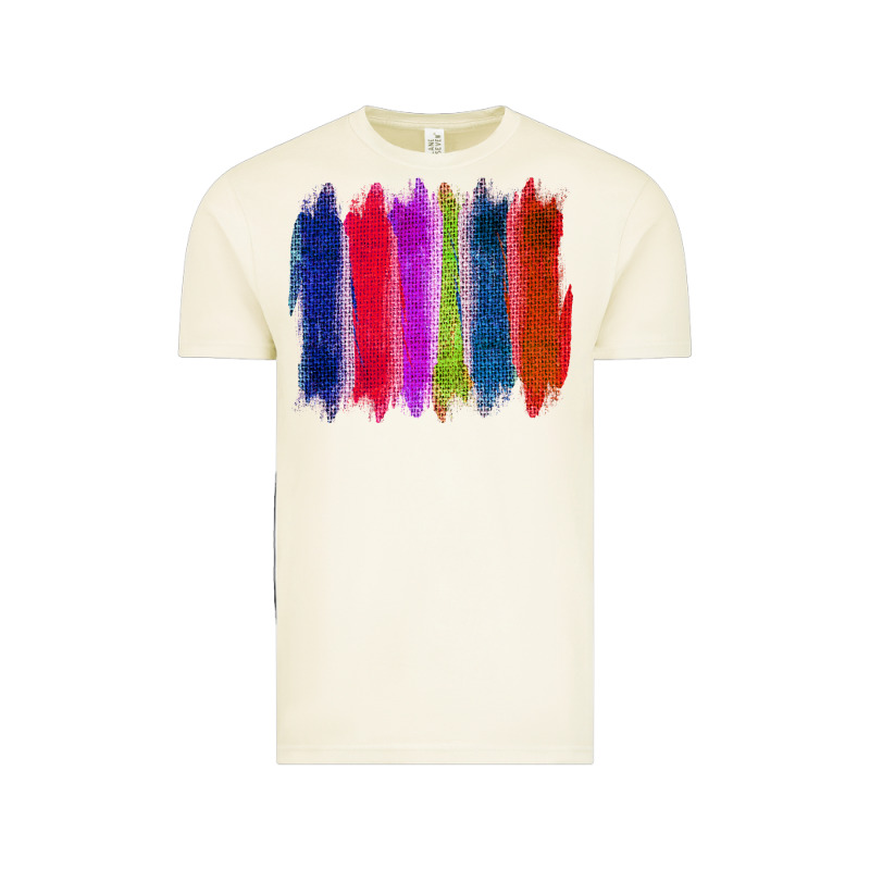 Colored Jute Brush Strokes Vintage Tee by Bettercallsaul | Teevron