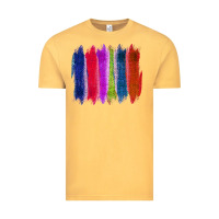 Vintage Mustard Colored Jute Brush Strokes Vintage Tee - Bettercallsaul