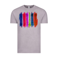 Vintage Zinc Colored Jute Brush Strokes Vintage Tee - Bettercallsaul