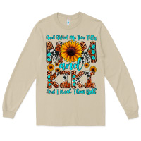 Mushroom god gifted me two titles mom and kiki and i rock t Long Sleeve Tee - JahusDesignShop