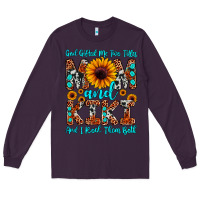 Plum god gifted me two titles mom and kiki and i rock t Long Sleeve Tee - JahusDesignShop