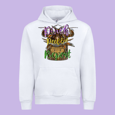 Pinch Peel Eat Repeat Urban Hoodie Designed By Cowgirlartshop