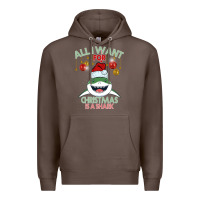 Coffee All I Want For Christmas Is A Shark Premium Hoodie - Bettercallsaul