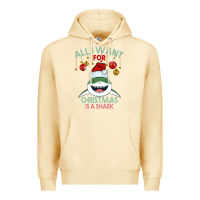 Pina Colada All I Want For Christmas Is A Shark Premium Hoodie - Bettercallsaul