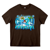 Chocolate Brown cozy season winter Heavy Core Tee - Zillion Design Studio