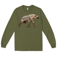 Army Green hyena Long Sleeve Tee - LillyAllenDesigns