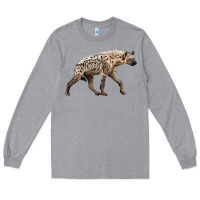 Heather Grey hyena Long Sleeve Tee - LillyAllenDesigns