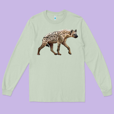 Hyena Long Sleeve Tee Designed By Lillyallendesigns