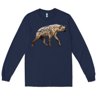 Navy hyena Long Sleeve Tee - LillyAllenDesigns