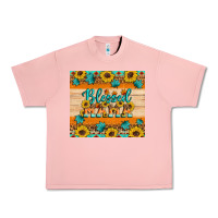 Salmon Blessed mama Urban Heavy Tee - Artiststas