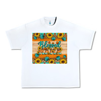 White Blessed mama Urban Heavy Tee - Artiststas