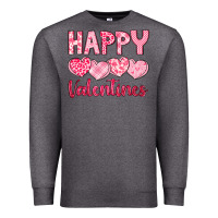 Charcoal Heather happy valentines Premium Sweatshirt - LillyAllenDesigns