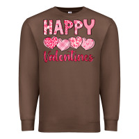 Chestnut happy valentines Premium Sweatshirt - LillyAllenDesigns