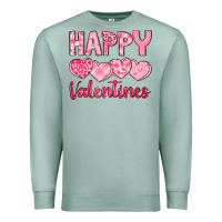 Seafoam happy valentines Premium Sweatshirt - LillyAllenDesigns