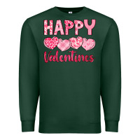 Sports Green happy valentines Premium Sweatshirt - LillyAllenDesigns