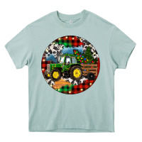 Arona Christmas Farm Tractor Heavy Core Tee - RanaPortraitStore