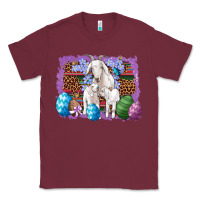 Burgundy goat family eggs flowers leopard serape glitter Classic Tee - Artiststas