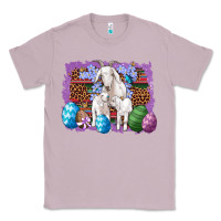Lilac goat family eggs flowers leopard serape glitter Classic Tee - Artiststas