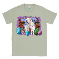 Matcha goat family eggs flowers leopard serape glitter Classic Tee - Artiststas