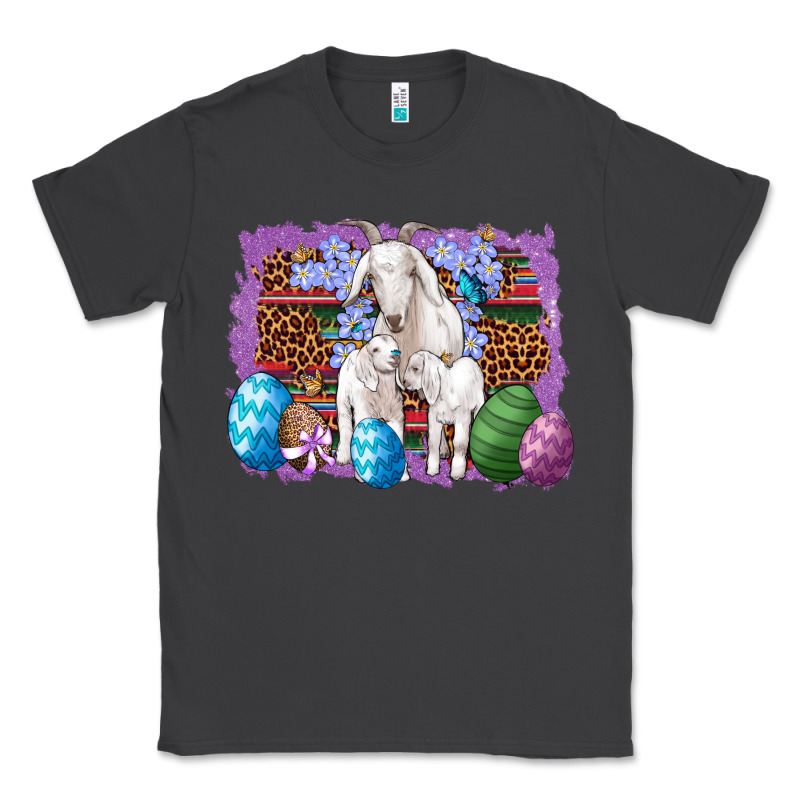 Goat Family Eggs Flowers Leopard Serape Glitter Classic Tee by Artiststas | Teevron