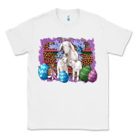 White goat family eggs flowers leopard serape glitter Classic Tee - Artiststas