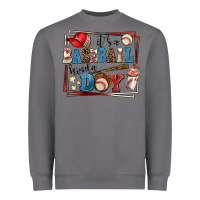 Storm its a baseball kinda day Heavyweight Sweatshirt - AdoDesignShop