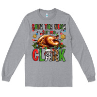 Heather Grey save the neck for me clark christmas vacation Long Sleeve Tee - Jasminsmagicworld