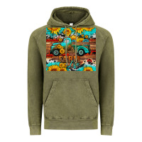 Vintage Olive western farm life truck sunflowers  mousepad Vintage Hoodie - HRA Design Shop