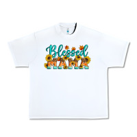 White Blessed Mama Urban Heavy Tee - Artiststas