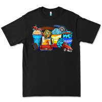 Black truck coffee cups Premium Tee - Zillion Design Studio