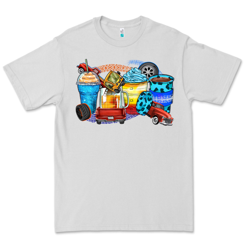 Truck Coffee Cups Premium Tee by Zillion Design Studio | Teevron