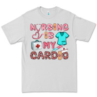 Dove Grey nursing is my cardio Premium Tee - BarkalooDesign