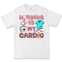 White nursing is my cardio Premium Tee - BarkalooDesign