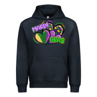 Mardi Gras Heart Urban Hoodie | Teevron