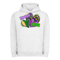 Pigment Lunar Rock mardi gras heart Urban Hoodie - CowGirlArtShop