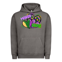 Pigment Tornado mardi gras heart Urban Hoodie - CowGirlArtShop
