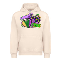 Sandshell mardi gras heart Urban Hoodie - CowGirlArtShop