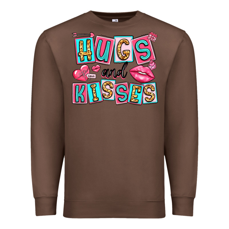 Hugs And Kisses Premium Sweatshirt by LillyAllenDesigns | Teevron