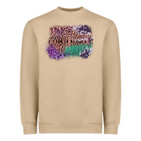 Mushroom Leopard, Cowhide, Wood Pattern Frame Heavyweight Sweatshirt - Bettercallsaul