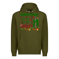 Army Green Christmas Begins With Christ Premium Hoodie - Bettercallsaul