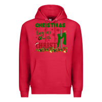 Cardinal Christmas Begins With Christ Premium Hoodie - Bettercallsaul