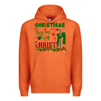 Carrot Christmas Begins With Christ Premium Hoodie - Bettercallsaul