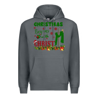 Christmas Begins With Christ Premium Hoodie | Teevron