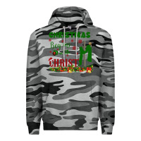 Slate Camo Christmas Begins With Christ Premium Hoodie - Bettercallsaul